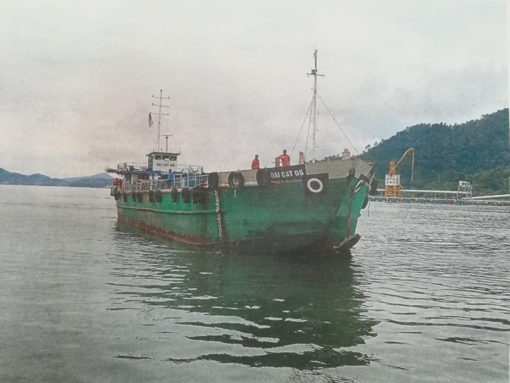 Kapal Kargo MV Dai Cat 06 dilaporkan hilang. 