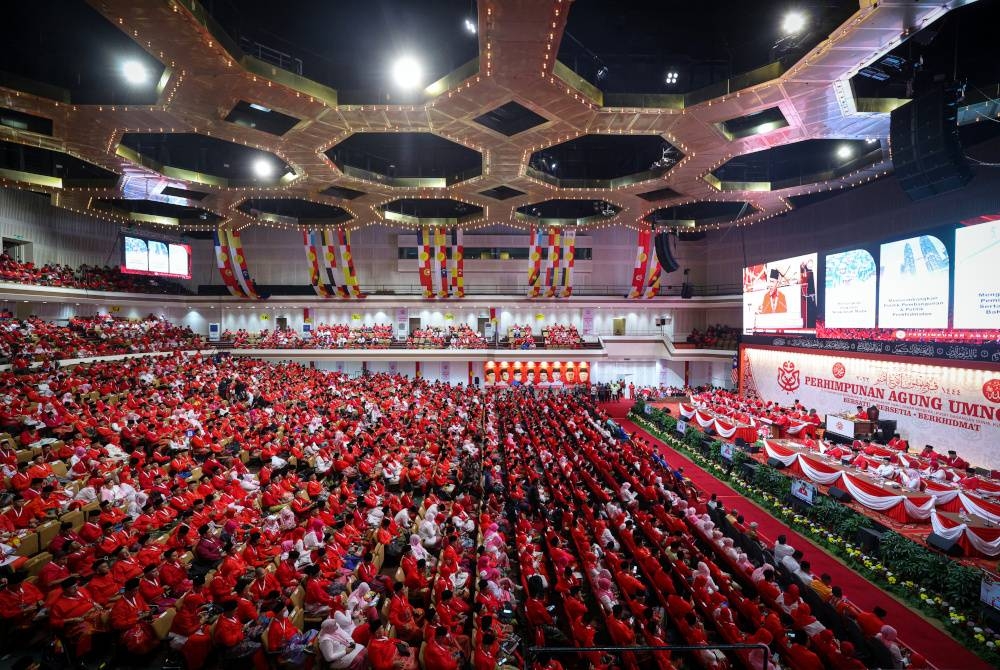 Perhimpunan Agung UMNO 2022 di Pusat Dagangan Dunia (WTC) Kuala Lumpur. - Foto Bernama