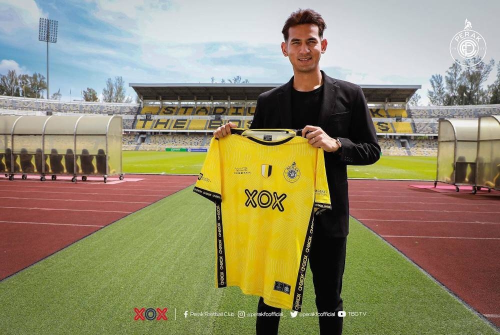 Hadi Fayyadh menjadi senjata baharu Perak FC bagi menghadapi saingan Liga-M musim ini. - Foto Perak FC
FOTO: PERAK FC