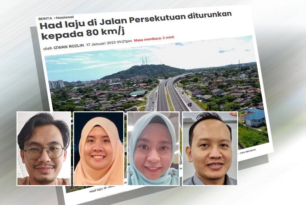 Laporan Sinar Harian pada Selasa. Gambar kecil dari kiri: Nazirul, Atiqah, Syahida, Rizuan