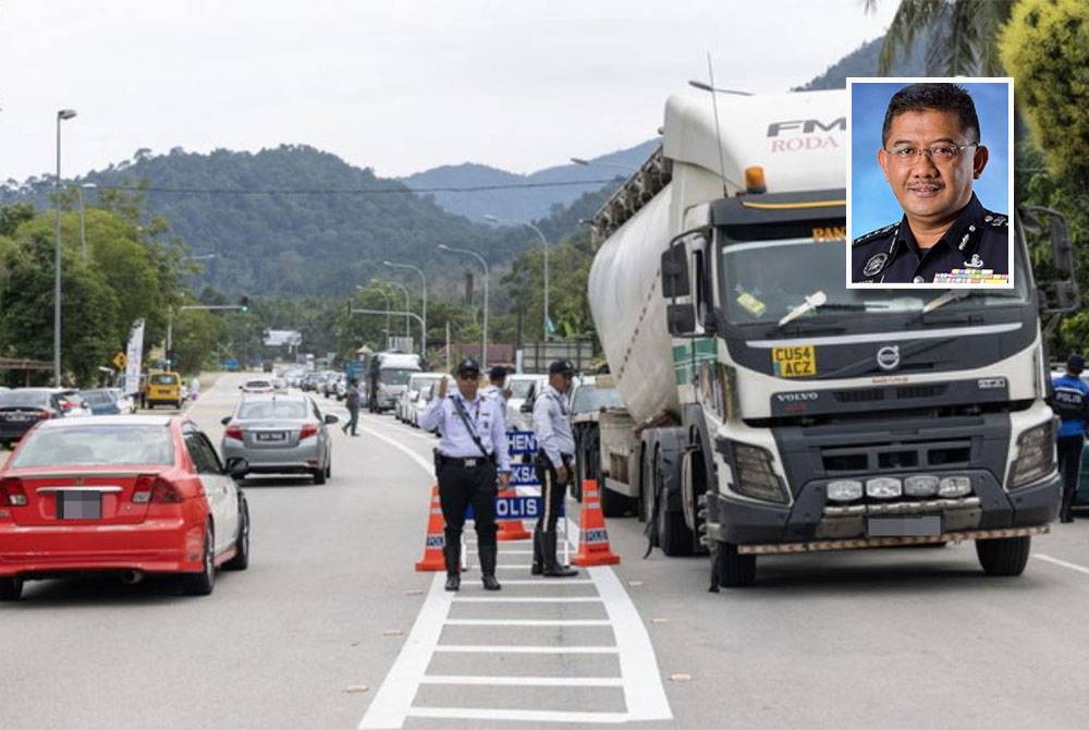 Op Selamat mendidik orang ramai supaya lebih berhemah ketika memandu. (Gambar kecil: Mat Kasim)