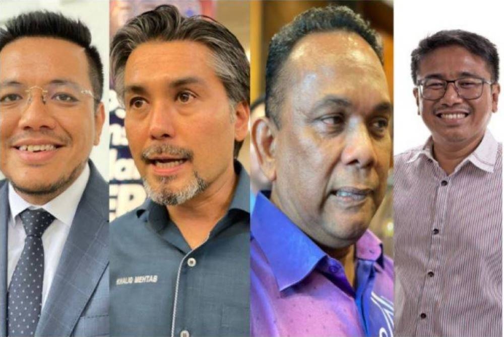 Dari kiri: Afif Bahardin, Khaliq Mehtab, Zolkifly Md Lazim, Zulkifli Ibrahim.