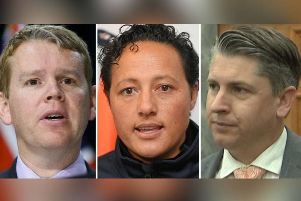 Dari kiri: Hipkins, Allan dan Wood yang dinamakan sebagai calon PM New Zealand. - Foto: Agensi