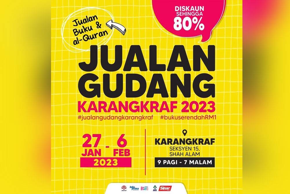 Jualan Gudang Karangkraf 2023.