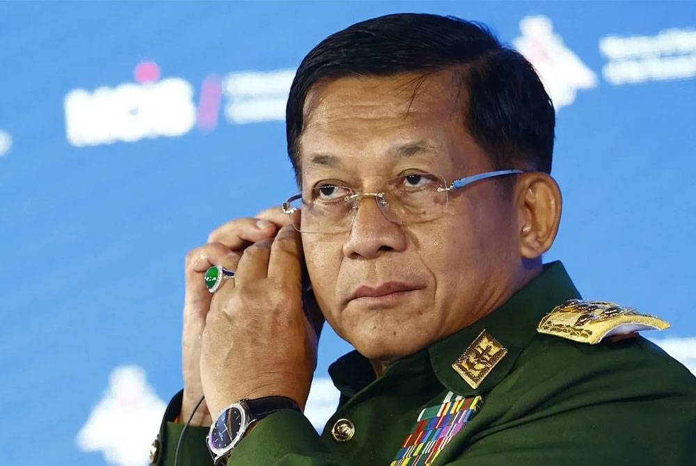 Ketua Junta Myanmar, Jeneral Min Aung Hlaing.