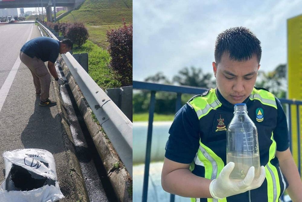 Langkah pencegahan dengan meletakkan beg aktif karbon dan pemeriksaan sampel air sebagai langkah pencegahan pencemaran. Pemeriksaan sampel air sebagai langkah pencegahan pencemaran (gambar kanan).