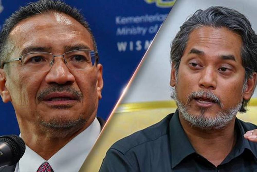 Hishammuddin (kiri), Khairy Jamaluddin