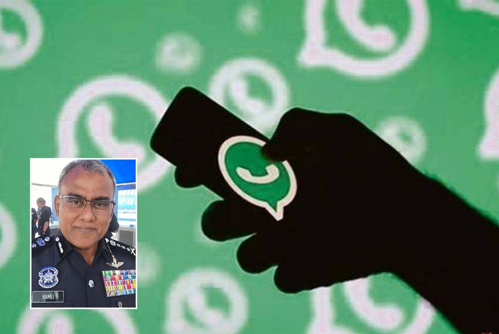 Mangsa tertarik dengan peluang kerja sambilan itu selepas menerima tawaran melalui aplikasi Whatsapp. Gambar kecil: Ramli Mohamed Yoosuf