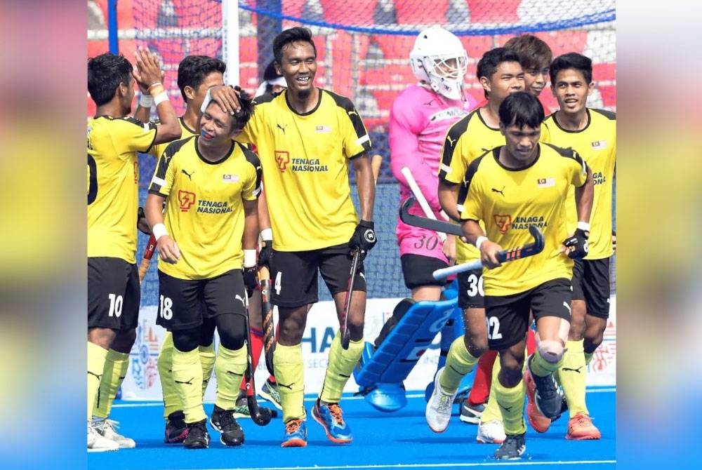 Malaysia mempamerkan aksi membanggakan dalam saingan Piala Dunia 2023 di India. - Foto Facebook Hockey India