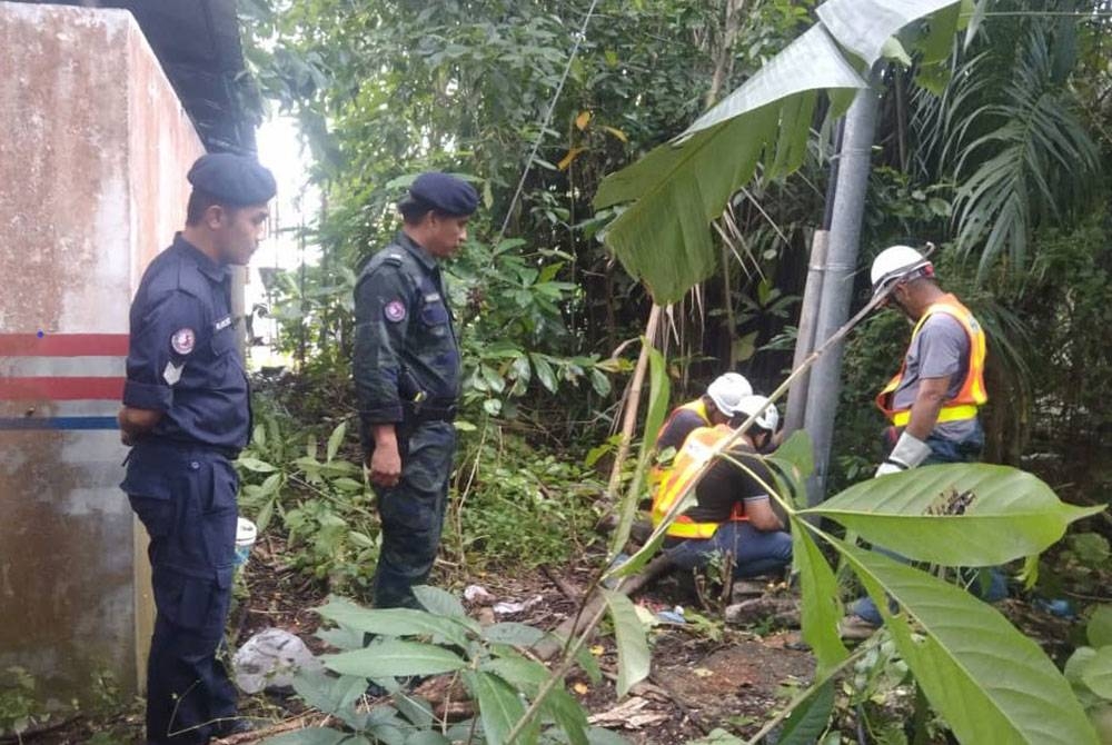 Operasi yang dijalankan bersama kakitangan SESB bagi memotong sambungan elektrik yang dilakukan secara haram di beberapa lokasi sekitar Sandakan.