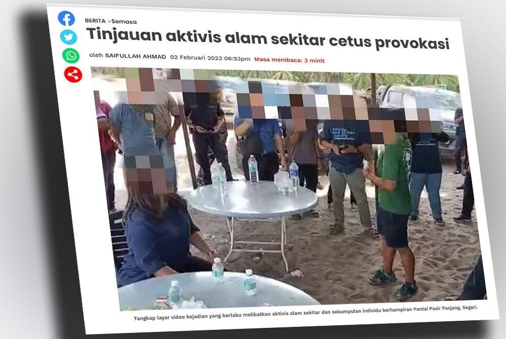 Laporan Sinar Harian pada Khamis.