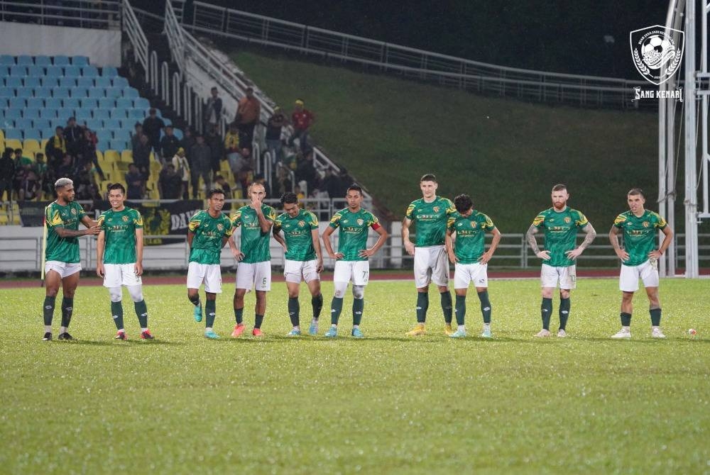 Sang Kenari tumpas kepada Gergasi Merah pada aksi Piala Harapan 2023 menerusi sepakan penalti dengan keputusan 6-5 pada malam Khamis. - Foto KDA FC