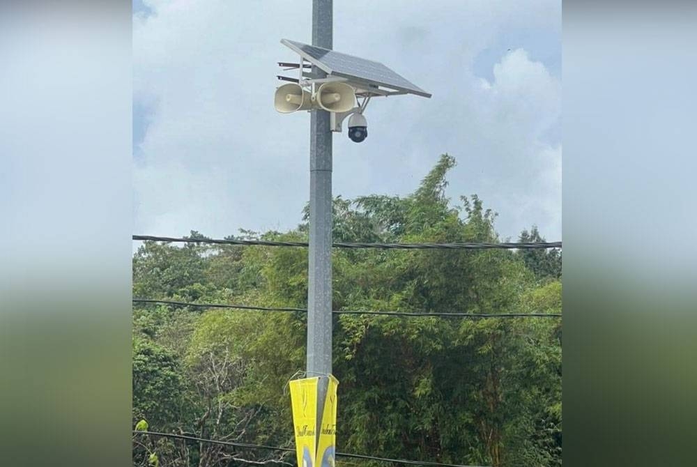 MBS pantau CCTV di Jalan Lama Bukit Putus.