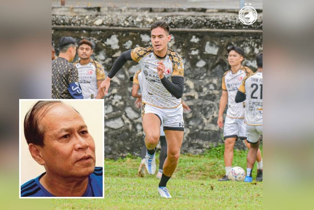 Rontini (kanan) menjalani latihan bersama skuad Kelantan FC baru-baru ini.- Foto FB TRW KELANTAN FC (Gambar kecil: Wan Jamak)