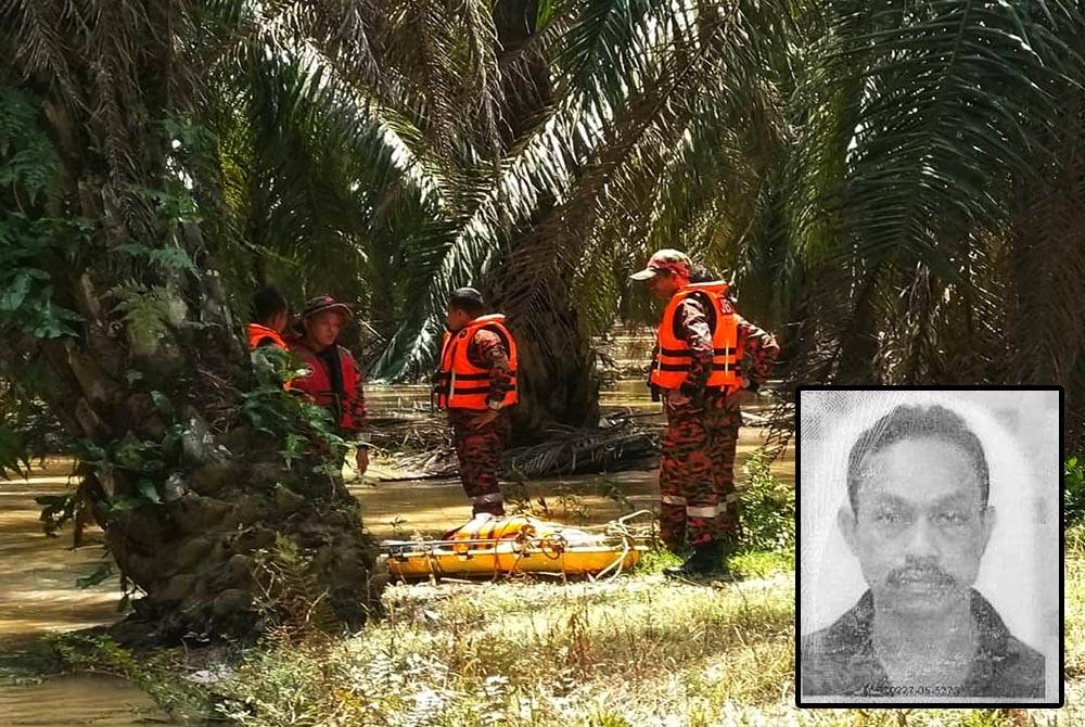 Mayat mangsa diusung dan diserahkan kepada pihak polis untuk tindakan selanjutnya. (Gambar kecil : Nordin Kassim)
Pix ihsan JBPM