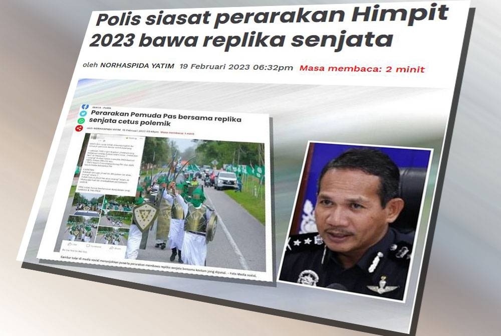 Laporan Sinar Harian pada Ahad.