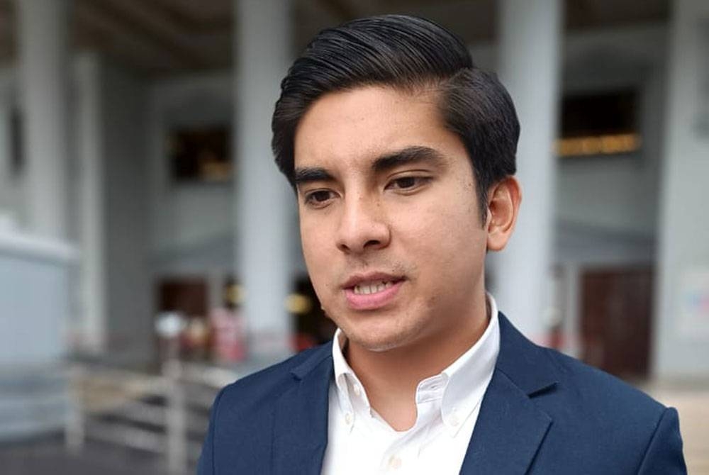 Syed Saddiq ketika hadir di Mahkamah Tinggi Kuala Lumpur pada Rabu.