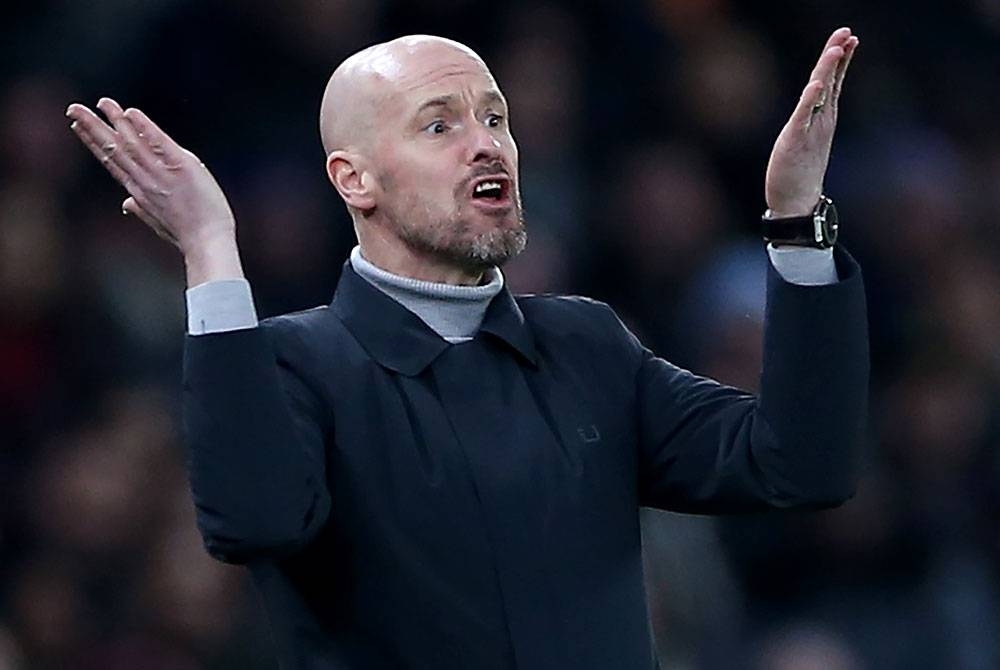 Ten Hag mahu United fokus kepada permainan berbanding melayan cubaan Newcastle yang mungkin cuba melambatkan permainan. - Foto EPA