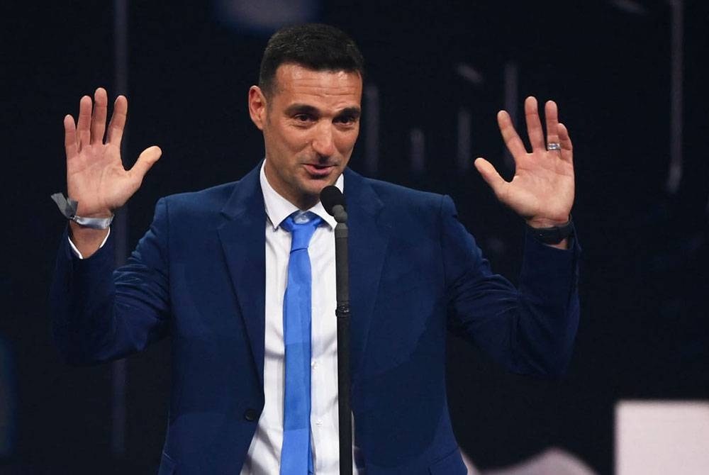 Scaloni dilanjutkan kontrak membimbing Argentina selama tiga tahun sehingga Piala Dunia 2026. - Foto AFP.