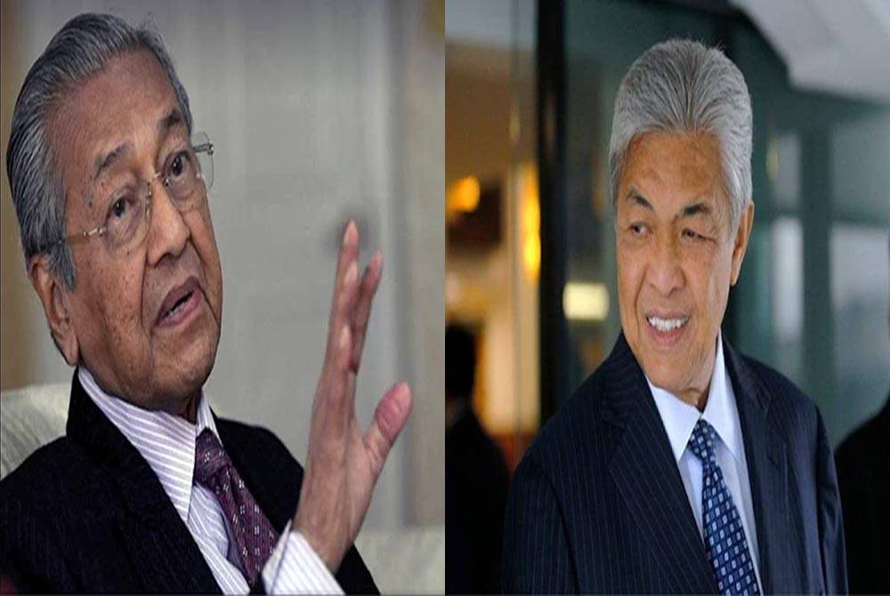 Tun Dr Mahathir dan Datuk Seri Dr Ahmad Zahid Hamidi 