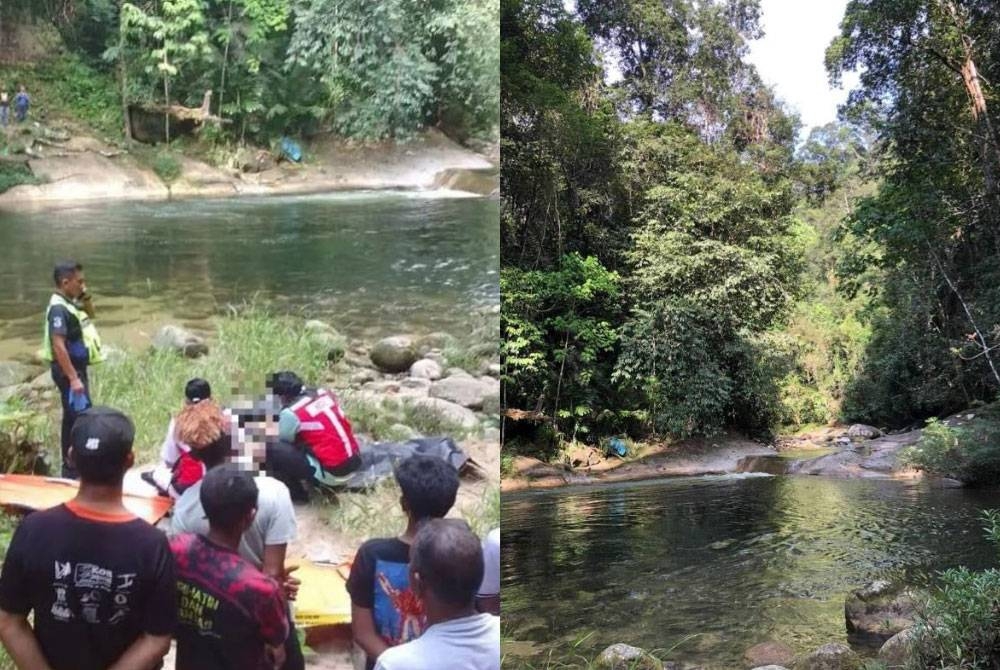 Dua beradik yang ditemukan lemas di kawasan Air Terjun Sungai Sedim, di Kulim pada Ahad lalu disifatkan amat rapat dan gemarkan melakukan aktiviti lasak. - Foto: Ihsan pembaca.