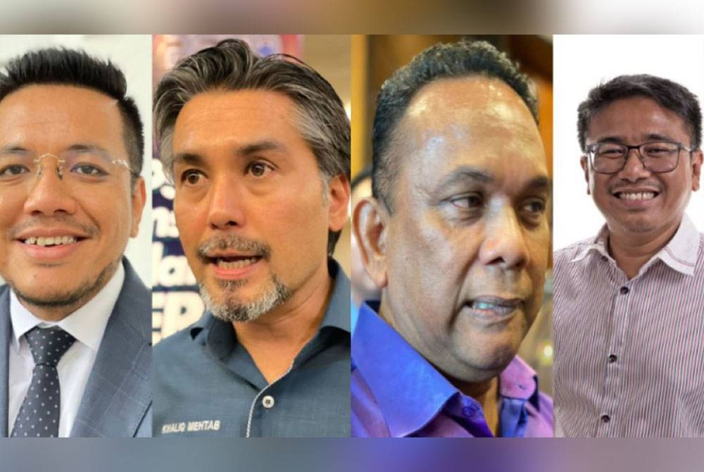 Dari kiri: Afif Bahardin, Khaliq Mehtab, Zolkifly Md Lazim, Zulkifli Ibrahim