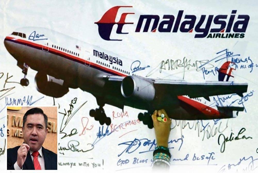 Kerajaan tidak pernah melupakan tragedi kehilangan pesawat MH370 walaupun sudah sembilan tahun ia berlaku. (Gambar dalam : Anthony)