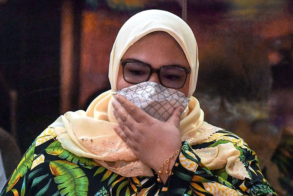 Siti Bainun hadir di Kompleks Mahkamah Kuala Lumpur pada Selasa. - Foto Bernama