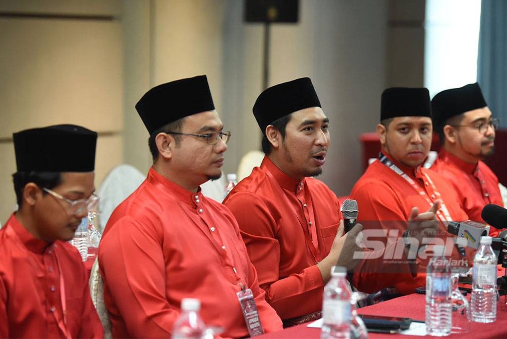 Ketua Armada Bersatu, Wan Ahmad Fayhsal Wan Kamal ketika menghadiri sindang akhbar pada Perhimpunan Agong tahunan Armada di sini pada sabtu. FOTO SINAR HARIAN / Rafeq Redzuan