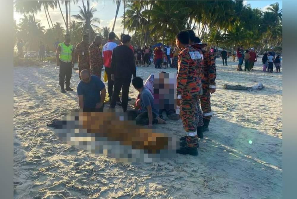 Seorang jurutera lemas selepas mandi-manda bersama keluarga di Pantai Kuala Gel, Melawi, Bachok pada Sabtu.