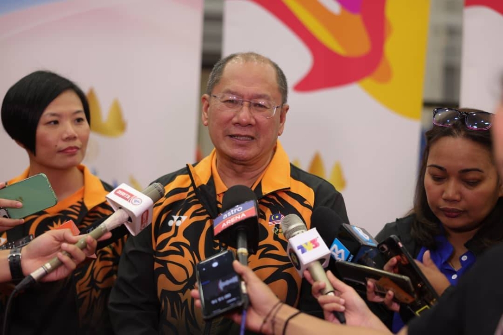 Nasir (tengah) optimis persiapan atlet ke Sukan SEA 2023 berjalan dengan lancar. FOTO: BERNAMA