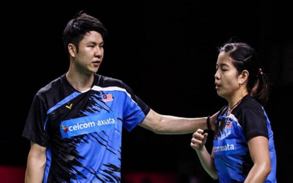 Goh Soon Huat-Shevon Lai Jemie ditunjukkan jalan keluar selepas tewas 10-21, 14-21 di tangan gandingan Korea Selatan Seo Seung Jae-Chae Yu Jung dalam masa 34 minit di Arena Utilita Birmingham.