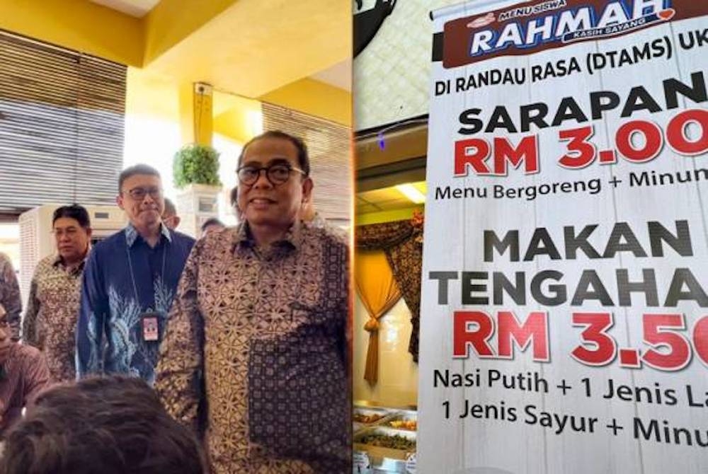 Seramai 320,000 pelajar dalam kumpulan B40 menerima inisiatif Menu Siswa Rahmah yang dijual pada harga RM3.50. - Foto Astro AWANI