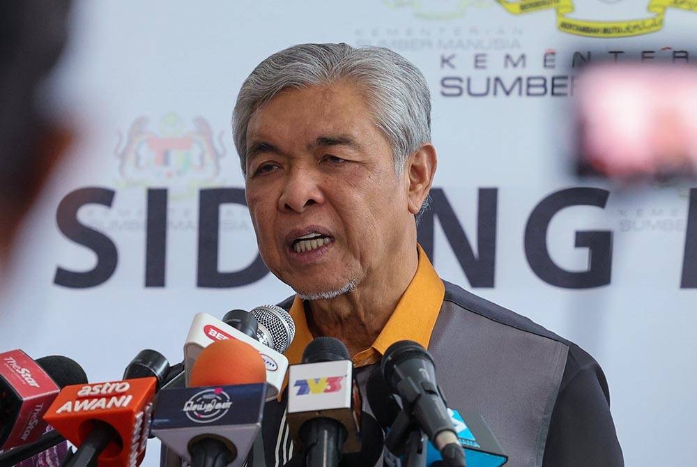 Ahmad Zahid. - Foto Bernama.