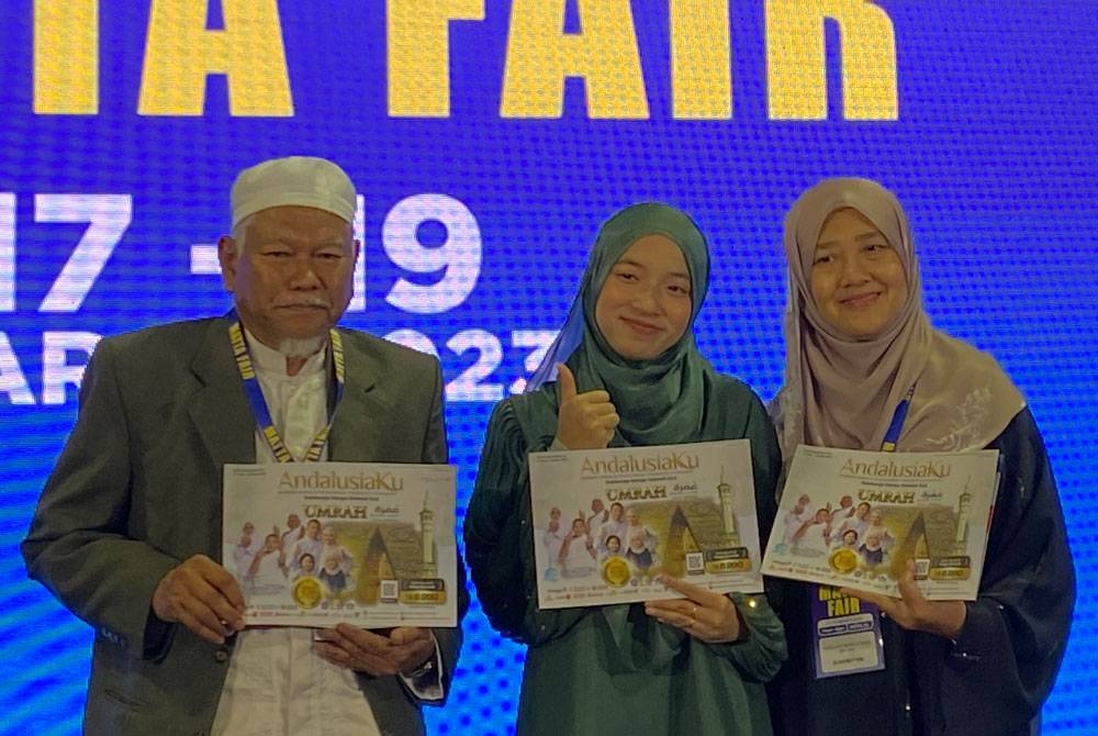 Berlangsungnya Pelancaran Broshur dan Pakej Umrah 1445H di MATTA Fair 2023, MITEC, hari ini.