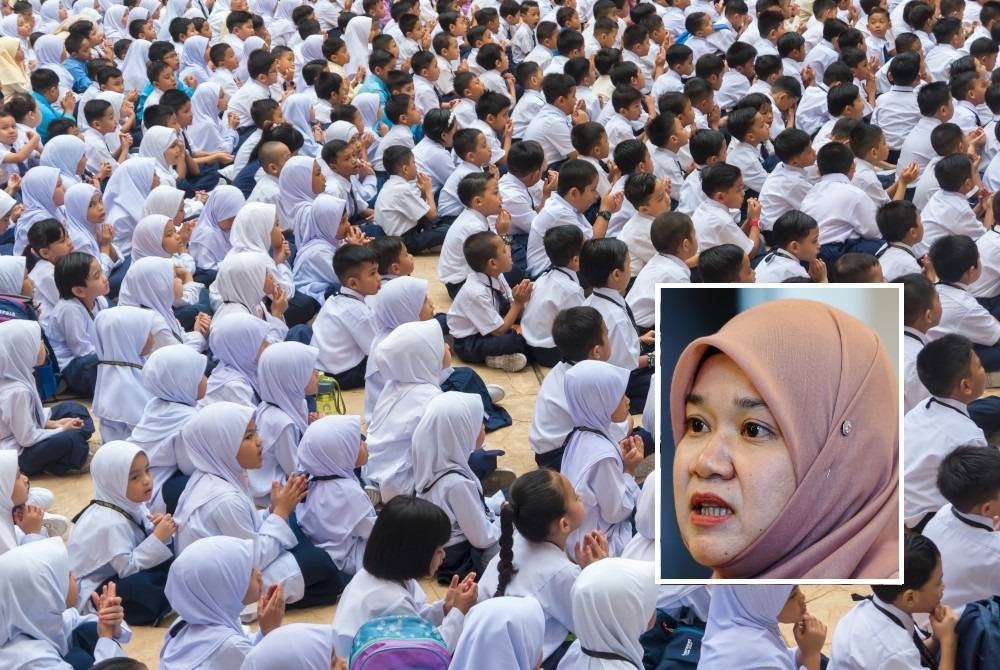 Tiada kelas akademik diadakan pada minggu pertama sesi persekolahan bermula 19 Mac dan 20 Mac ini. Gambar kecil: Fadhlina