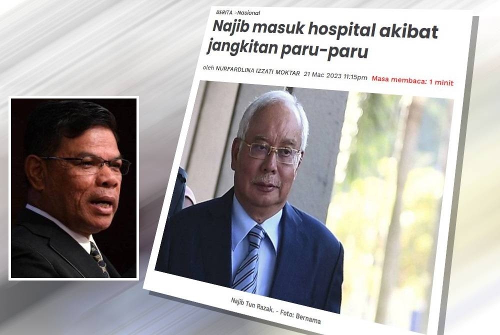 Saifuddin dan laporan Sinar Harian.