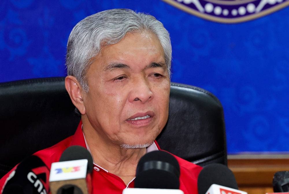 Datuk Seri Dr Ahmad Zahid Hamidi. Foto: Bernama