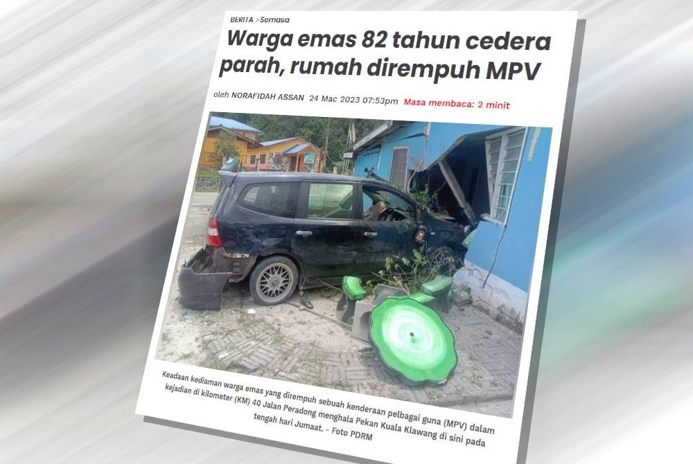 Laporan Sinar Harian pada Jumaat.