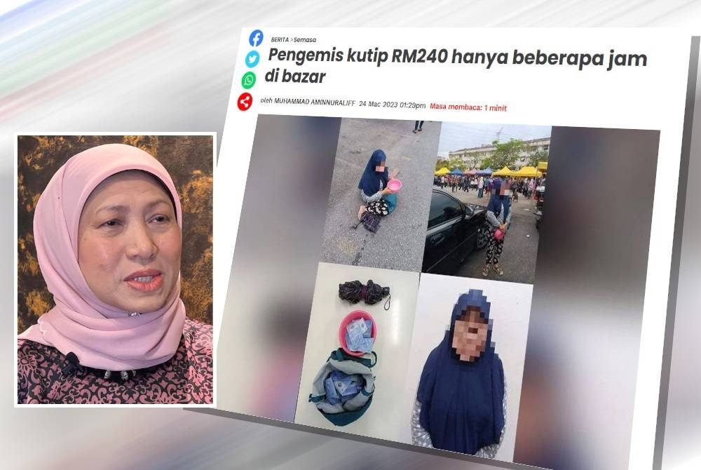 Nancy dan laporan Sinar Harian.