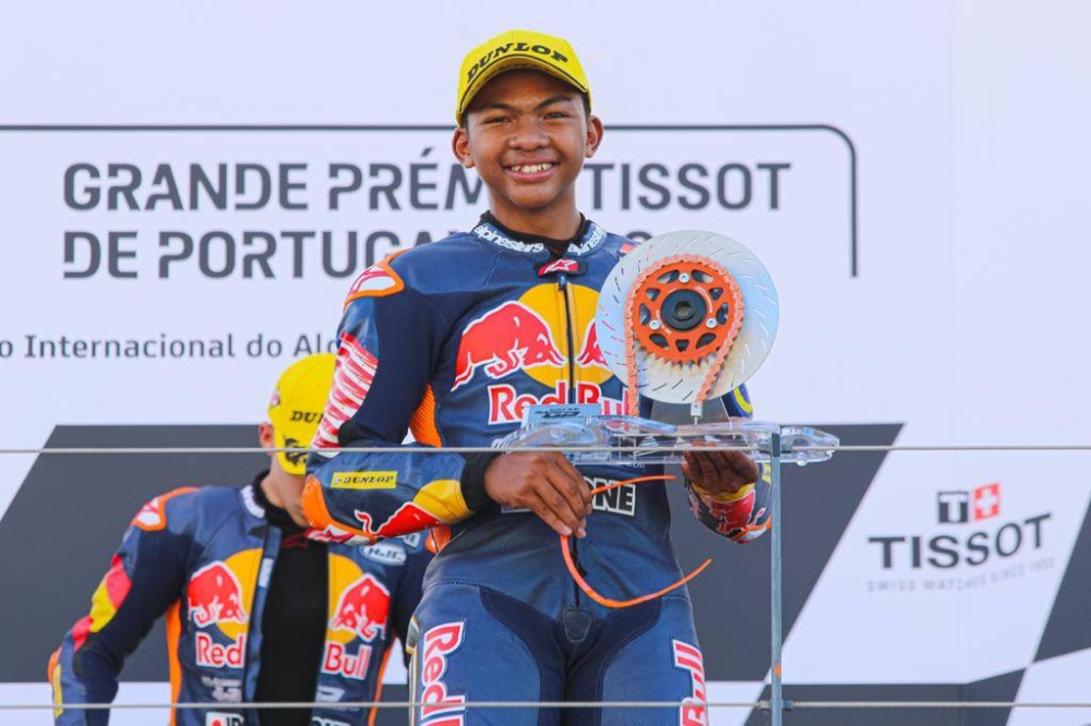 Hakim Danish meraih tempat ketiga saingan Red Bull Rookies Cup 2023 di Portugal pada Ahad.