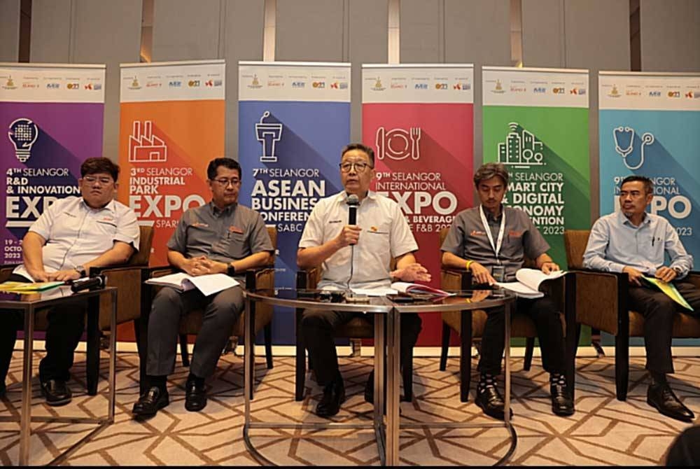 Cham Khim pada sidang media SIBS 2023 di Shah Alam.