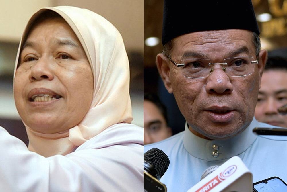 Dari kiri: Zuraida, Saifuddin Nasution