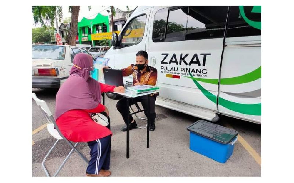 Kaunter Bergerak ZPP yang disediakan untuk kemudahan pembayar zakat.