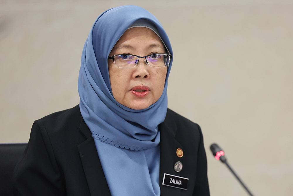 Menteri Kesihatan Dr Zaliha Mustafa. - Foto Bernama