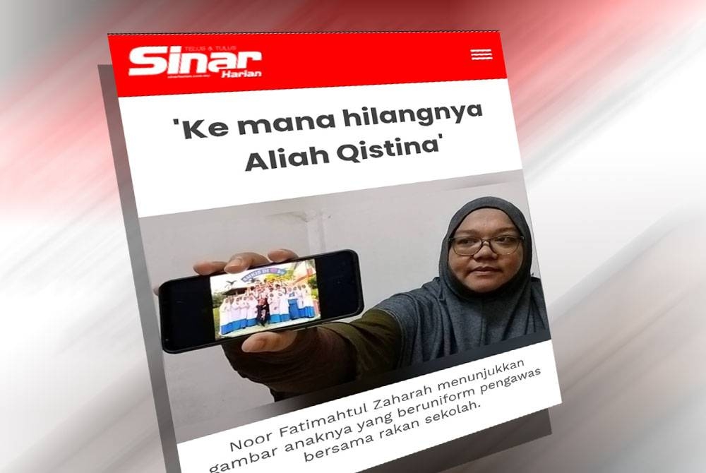 Laporan Sinar Harian pada 27 Mac lalu.