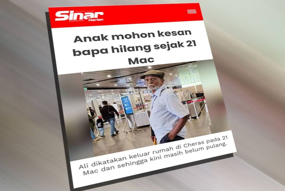 Laporan Sinar Harian pada 2 April 2023.