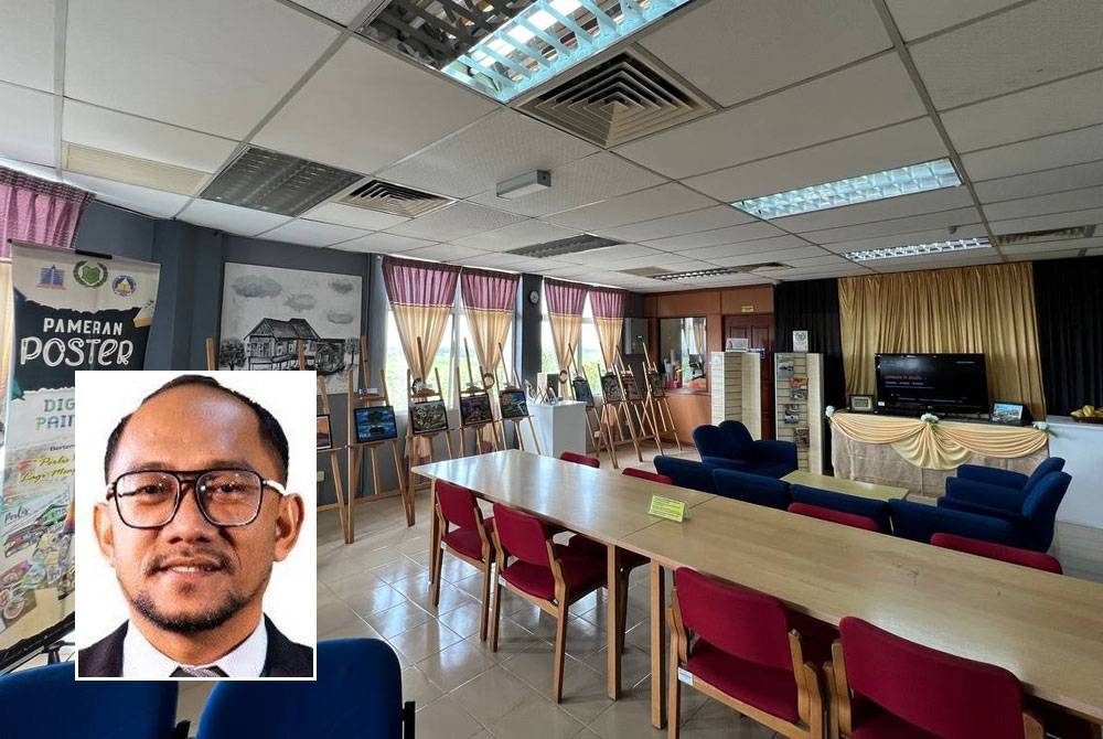 Lokasi World #QuranHour di Kolej Komuniti Arau pada Khamis. Gambar kecil: Mohd Azman