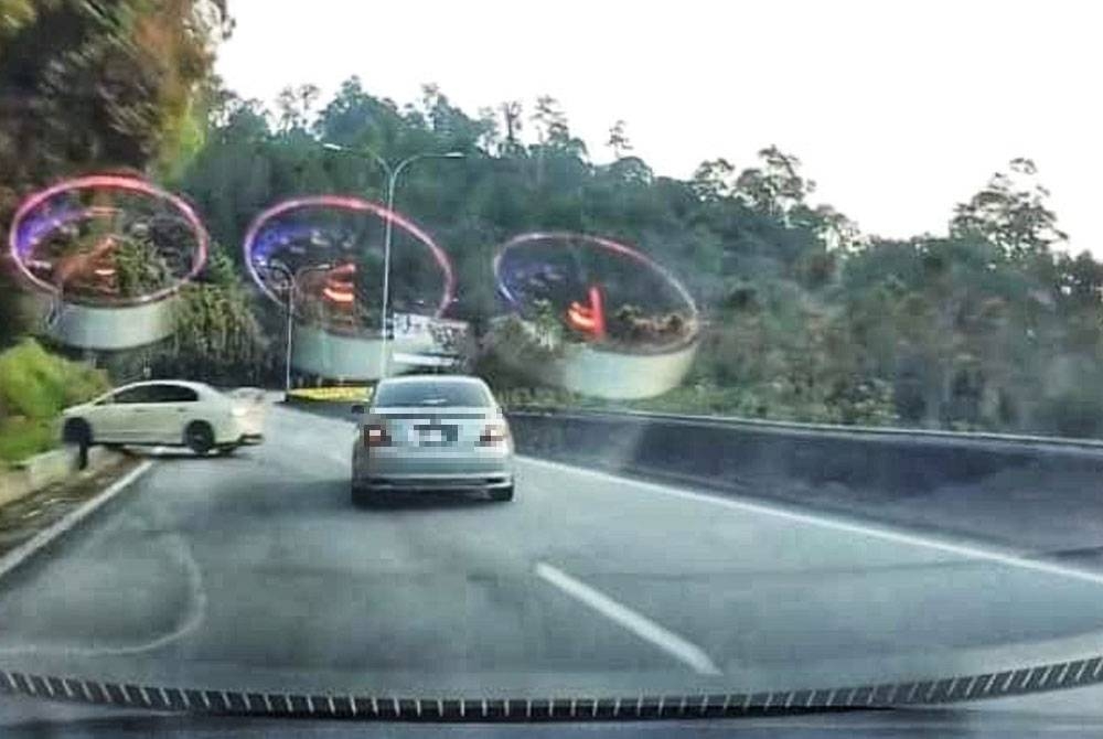 Polis Bentong telah memanggil pemandu kereta untuk siasatan lanjut. - Foto ihsan PDRM