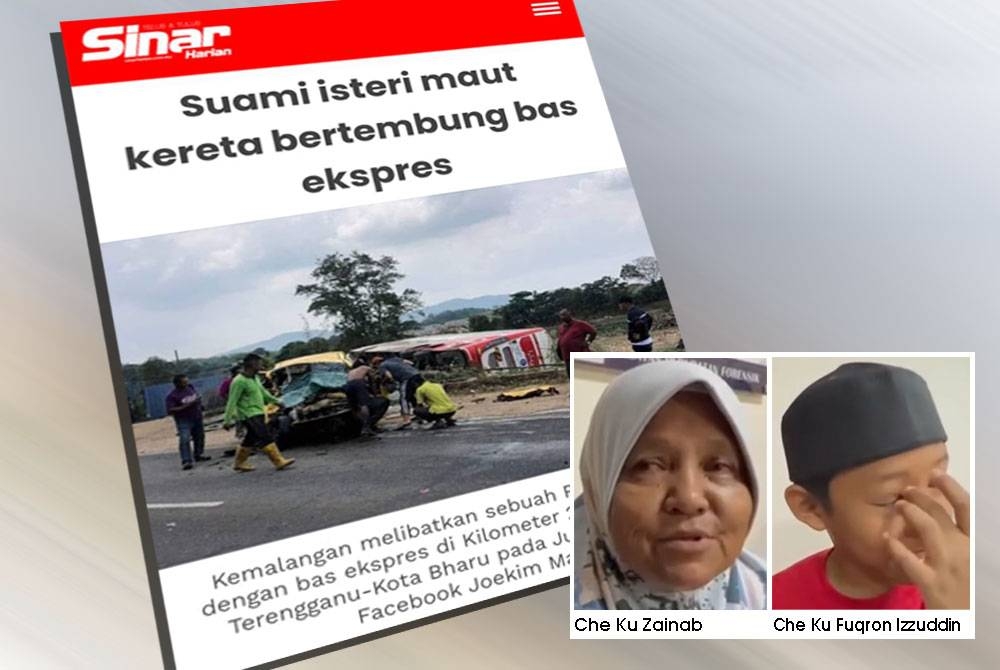 Laporan Sinar Harian pada Jumaat. 